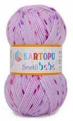 Kartopu Benekli Bebe El Örgü İpi Bebe Yünü