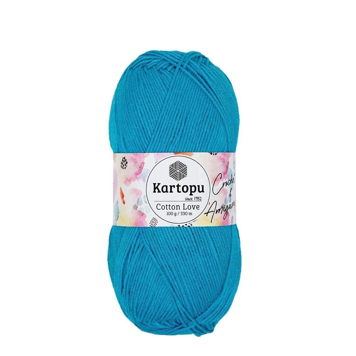Kartopu Cotton Love El Örgü Amigurumi İpi Yünü 100 gr K512 Koyu Turkuaz