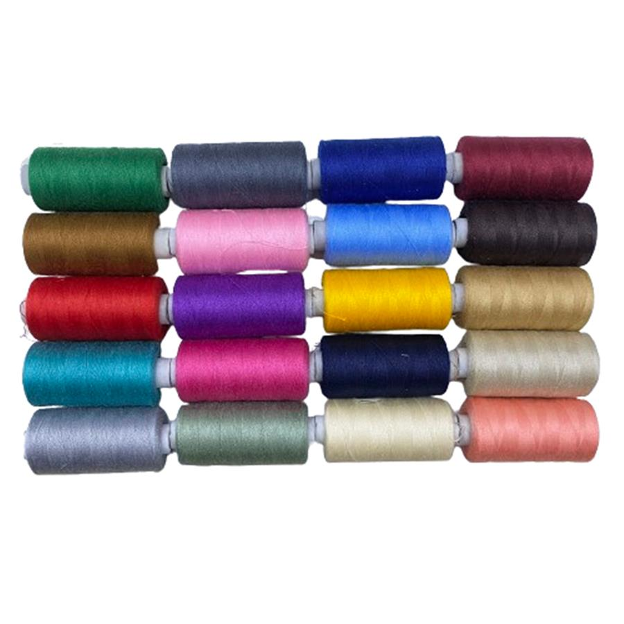 King Bird Polyester Dikiş İpliği 500 mt 20'li Set