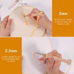 Ahşap Punch Panç İğne Seti P9W