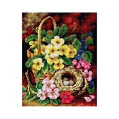 Orchidea Baskılı Goblen Çiçek 2646 24*34 cm