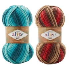 Alize Superlana Maxi Batik El Örgü İpliği 100 gr