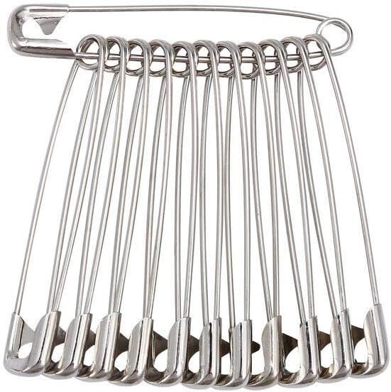Metal Çengelli İğne 12'li Set 4 cm