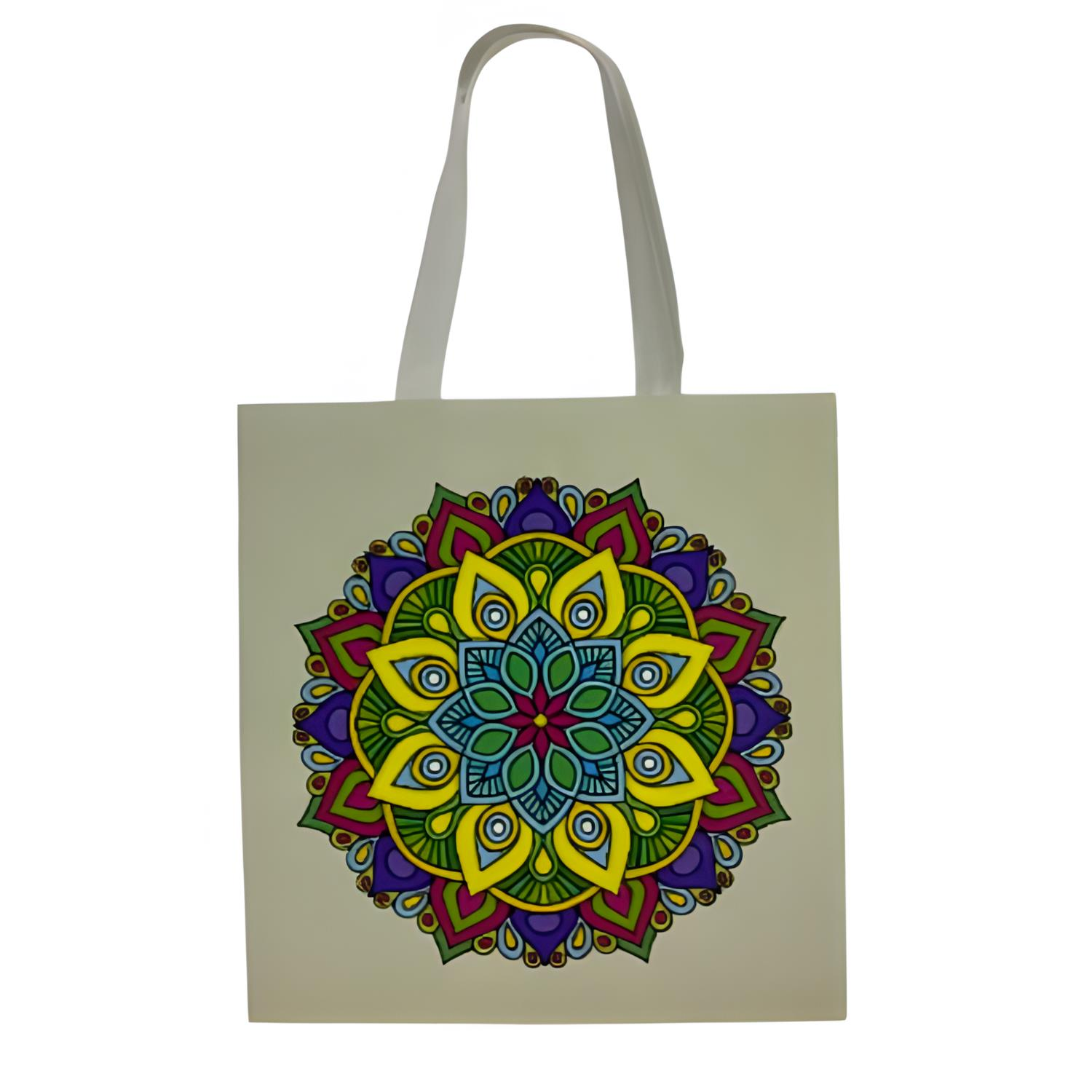 5D Yapışan Boncuk Kanvas Tote Çanta Seti 31*34 cm Motif
