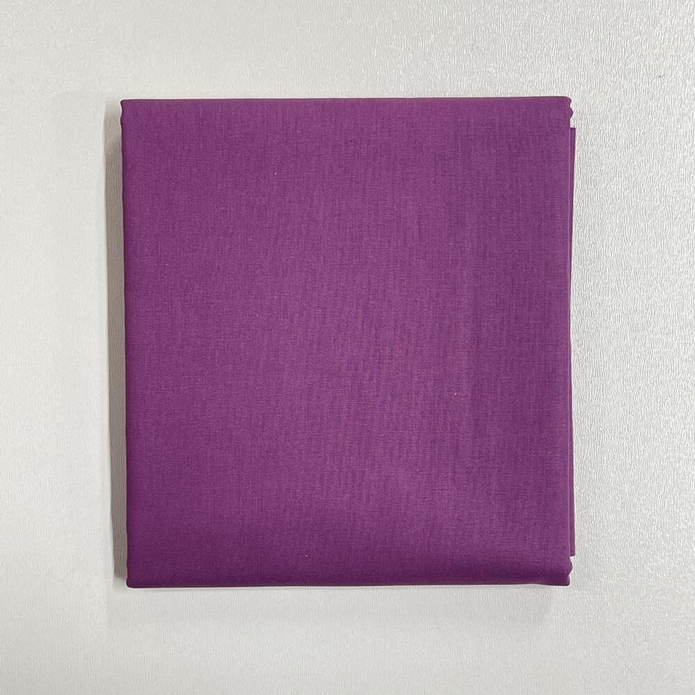 Poplin Pamuk Kumaş Düz Renk B 50x240cm Mürdüm