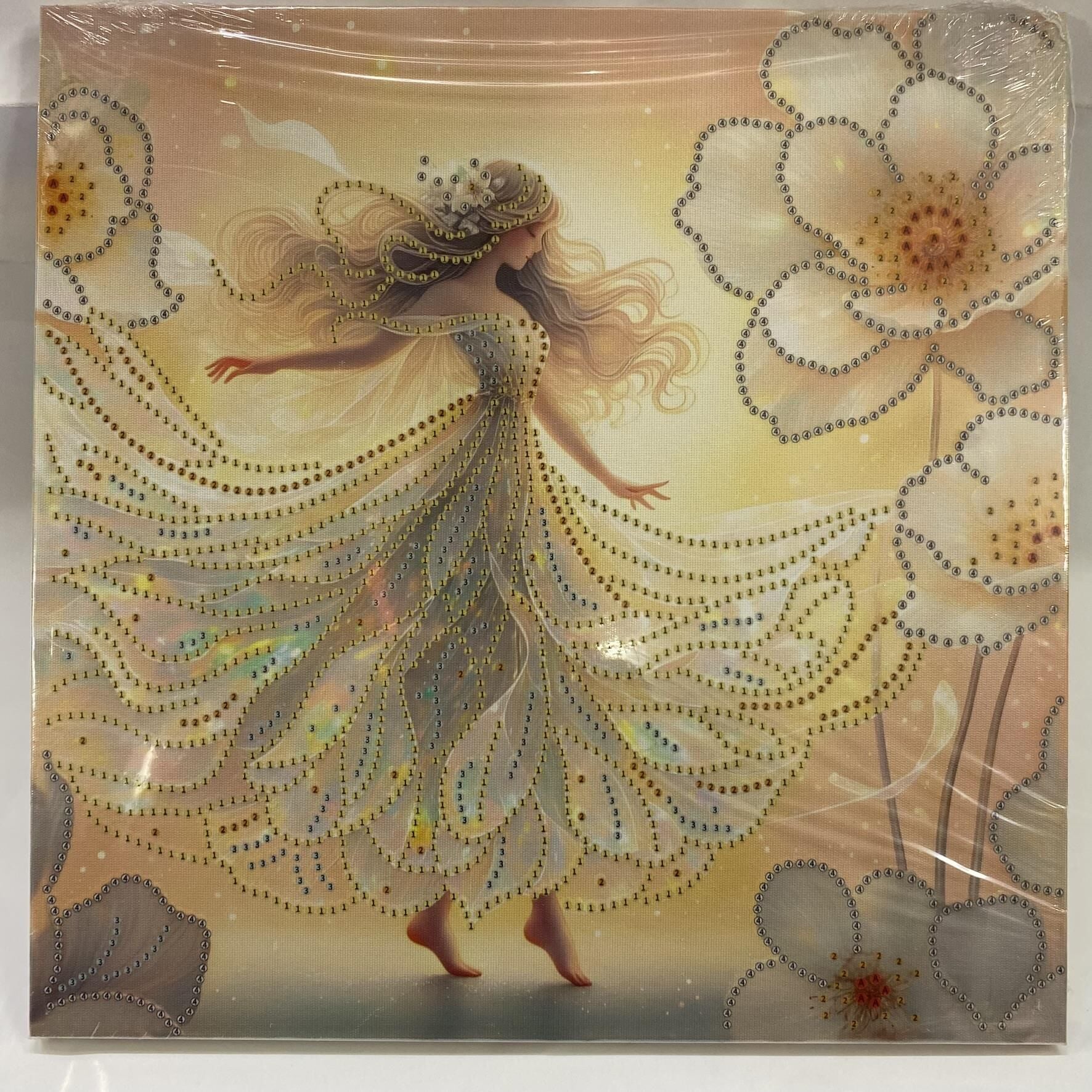 Tuval 5D Yapışan Boncuk Mozaik Tablo 30*30 cm VA-002