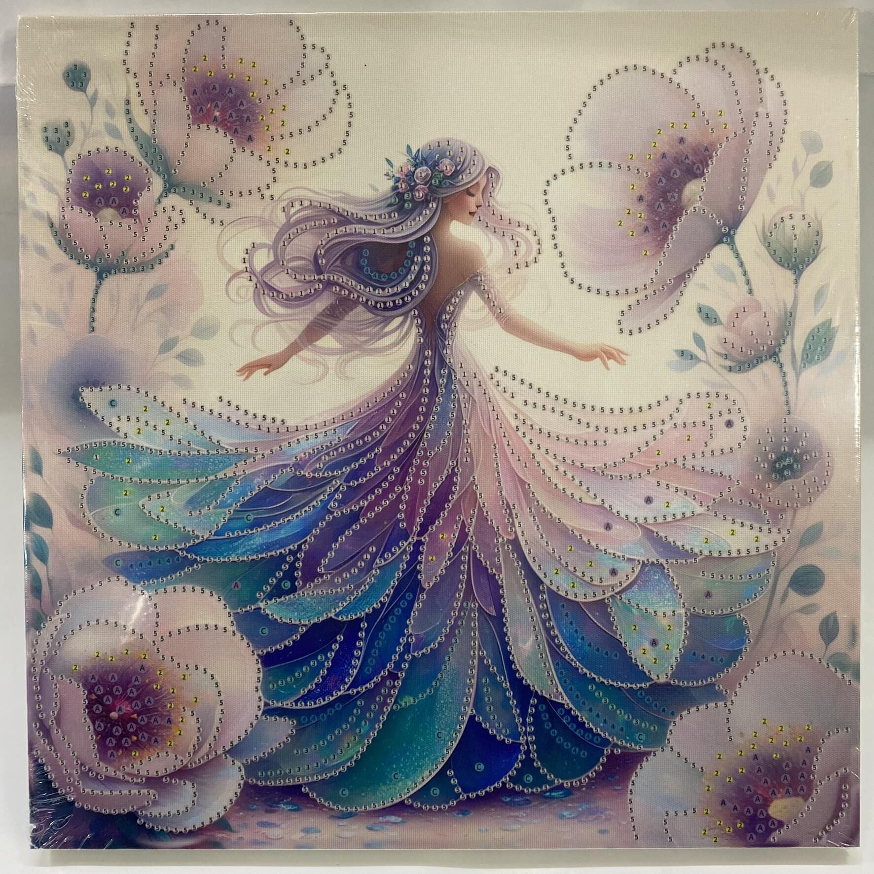 Tuval 5D Yapışan Boncuk Mozaik Tablo 30*30 cm VA-012
