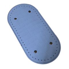 Rivetli Deri Çanta Tabanı Oval 12*25 cm