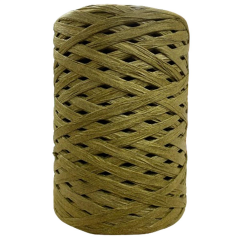 Elegant Natura Raffia Rafya Şapka Çanta Kağıt İp 100 gr RFX100 L082 Koyu Bej