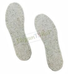 Keçe Tabanlık, Ayakkabı, Örgü Patik Tabanı Krem 33-34