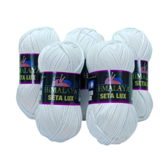 Himalaya Seta Lux Örgü İpi (5 Adet) 205-10 Turkuaz