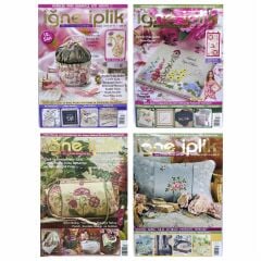 İğne İplik (4 adet) Nakış Dergisi (10 - 11 - 12 - 13)