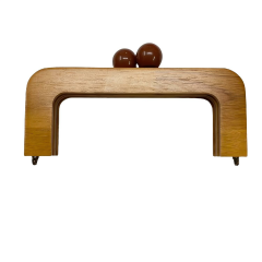 Bambu Ahşap Çanta Bursu 20 cm MB2