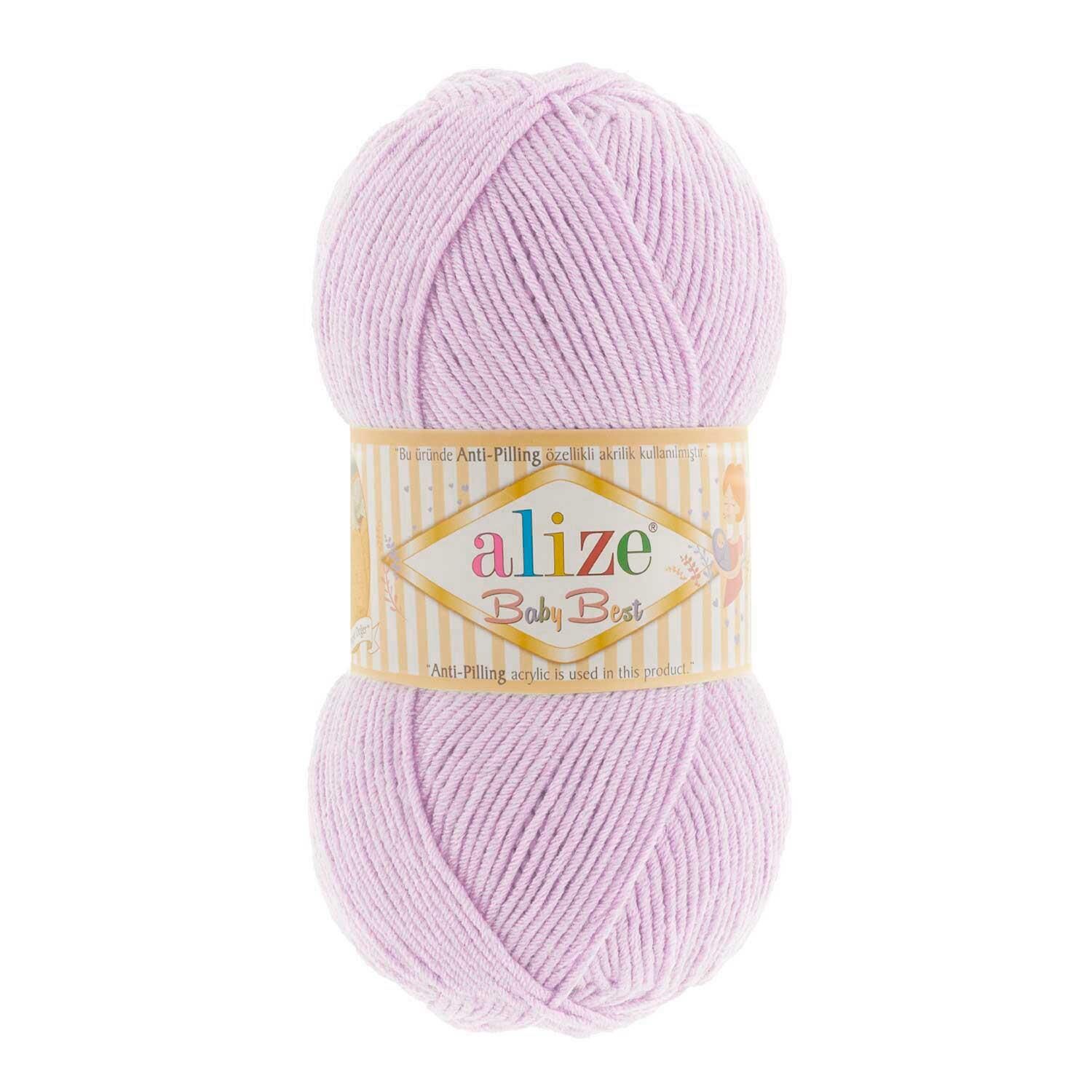 Alize Baby Best El Örgü İpliği 100 gr 27 Lila