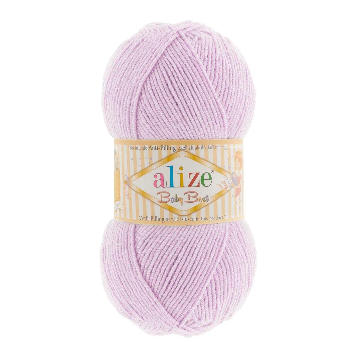 Alize Baby Best El Örgü İpliği 100 gr 27 Lila