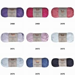 Gazzal Giza Amigurumi Pamuk Cotton Koton Merserize El Örgü İpi 50 Gr