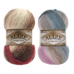 Alize Angora Gold Batik El Örgü İpliği 100 gr
