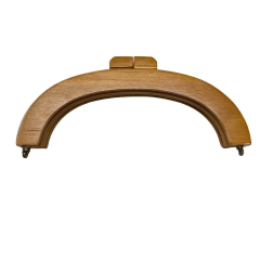 Bambu Oval Ahşap Çanta Bursu 20 cm MB12