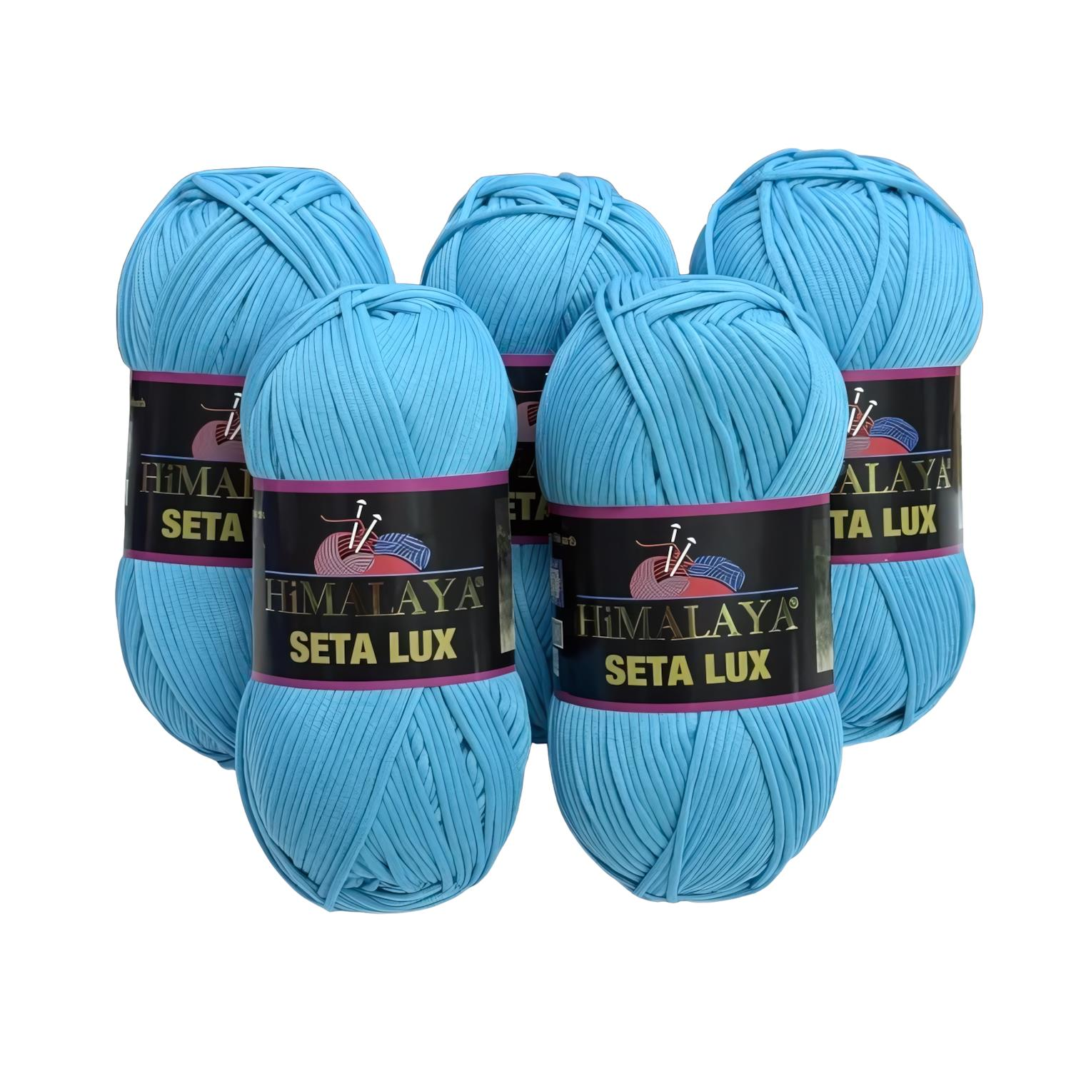 Himalaya Seta Lux Örgü İpi (5 Adet) 205-10 Turkuaz