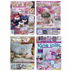 İğne İplik (4 adet) Nakış Dergisi (5 - 10 - 13 - 27)