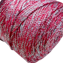 Nazz Simli Polyester Makrome El Örgü İpi 200 gr 32 Simli Yeşil