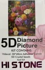 5D Yapışan Boncuk Goblen Mozaik Tablo Pano 30*40 cm 86806