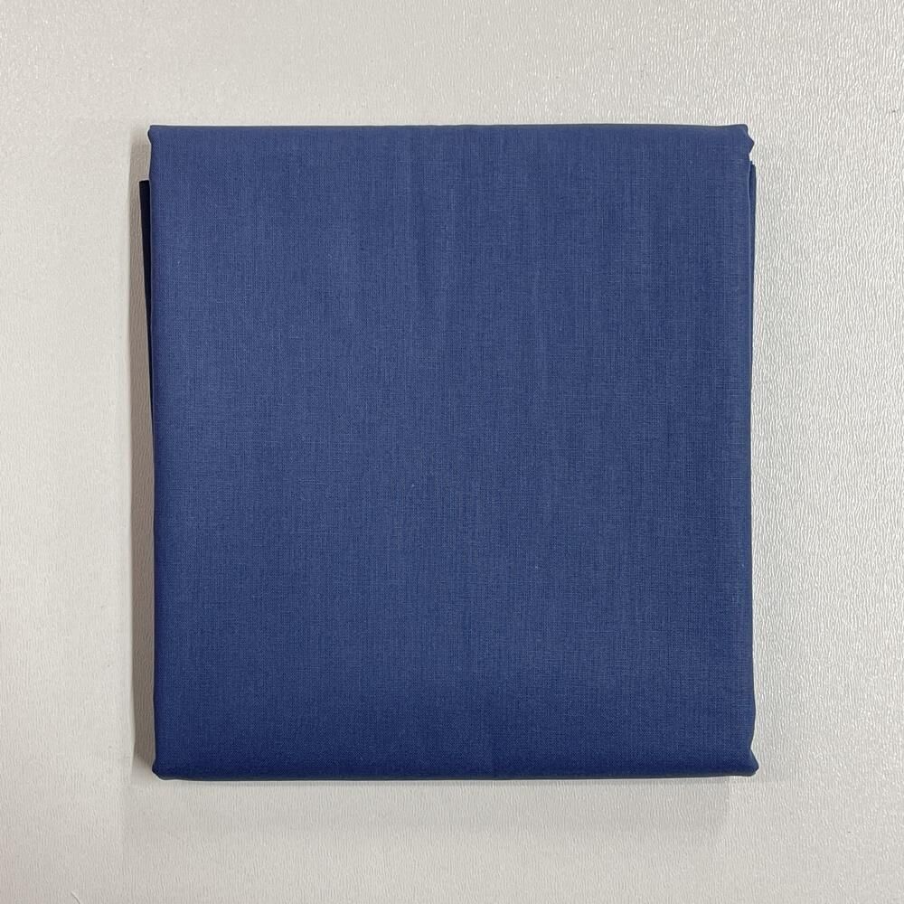 Poplin Pamuk Kumaş Düz Renk B 50x240cm Koyu İndigo