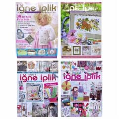 İğne İplik (4 adet) Nakış Dergisi (4 - 16 - 24 - 26)