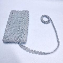 Simli Harç Kurdele Dantel 17,5 metre 1hkda14 Gümüş