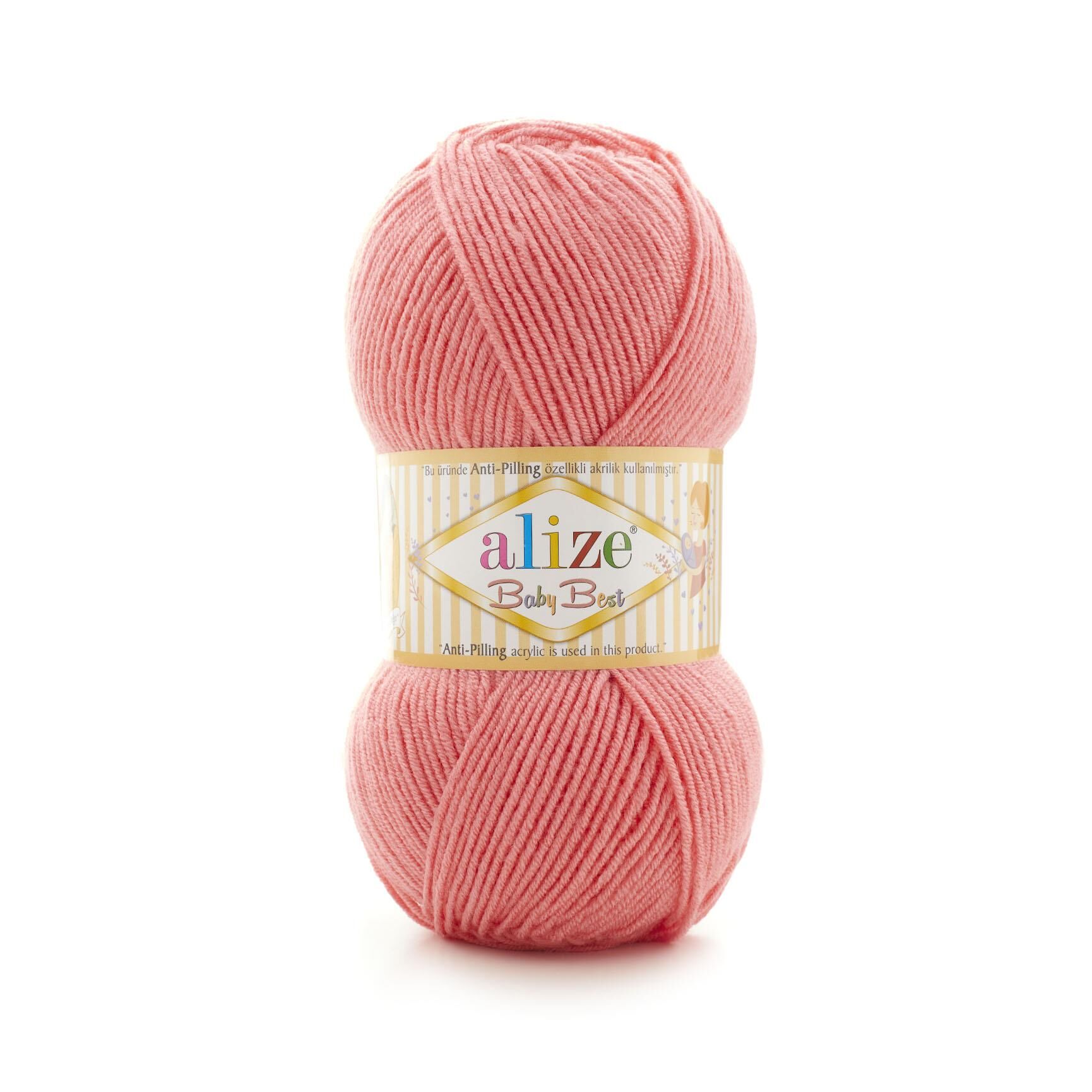 Alize Baby Best El Örgü İpliği 100 gr 170 Pembe