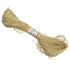 Pelur Sim Pullu Kağıt İp Çile ±250 gr 06 Siyah Siyah Pul