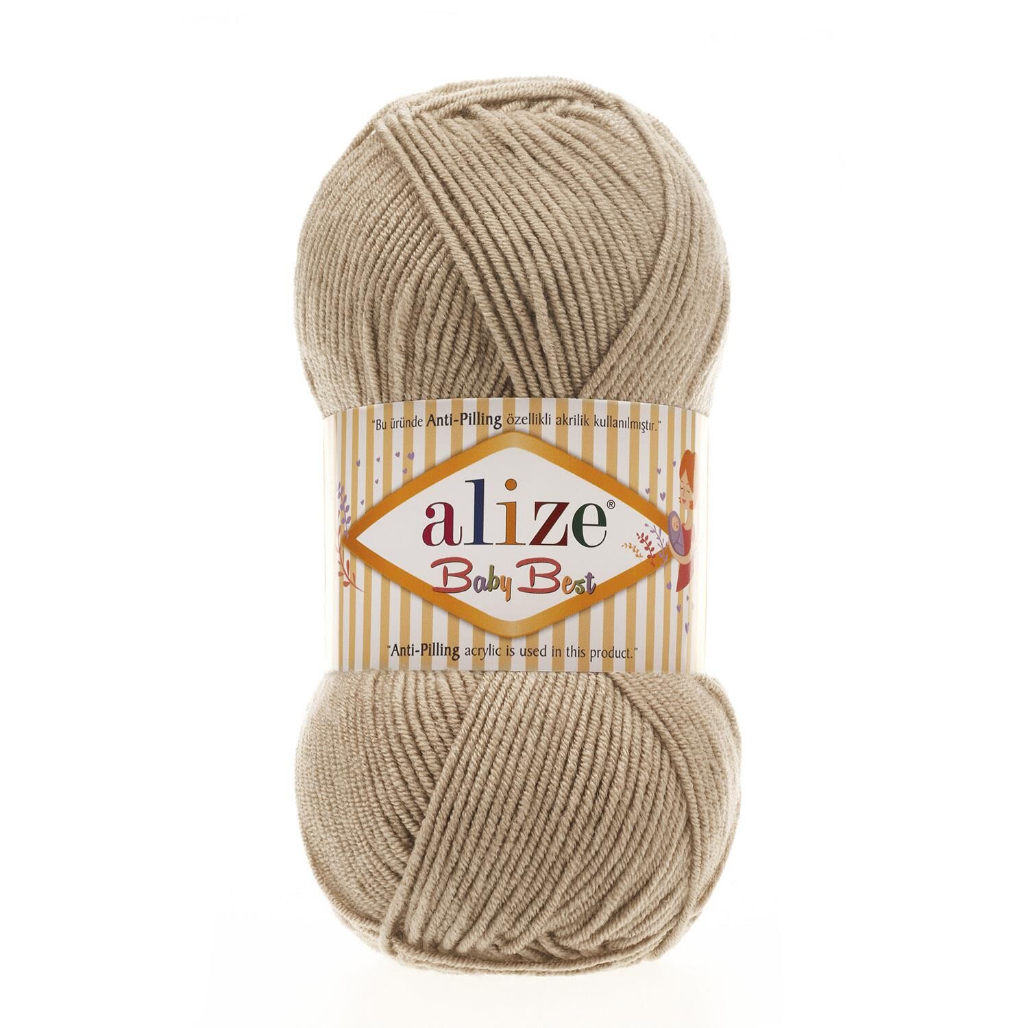 Alize Baby Best El Örgü İpliği 100 gr 256 Safari
