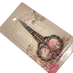 JieNuo Oymalı Desenli Dikiş Nakış Açılış Kurdele Davet Makası mk-1dksm-07