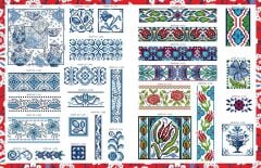 Tuva Kanaviçe İznik ve Delft Çinileri