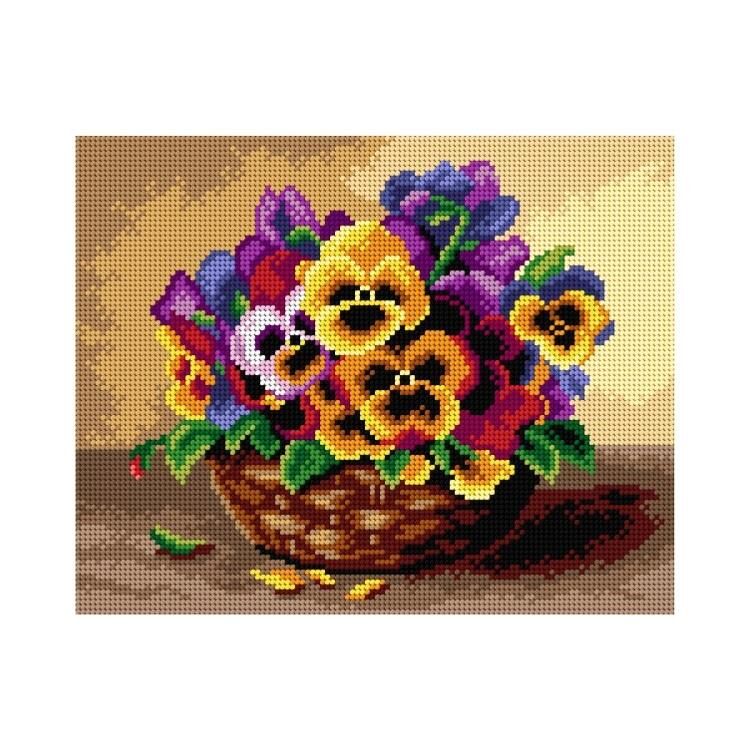 Orchidea Baskılı Goblen Çiçek 3183 24*34 cm