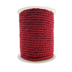 Kordon İp 3 mm 18 Koyu Kırmızı