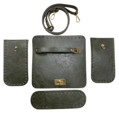 Deri Çanta Seti Kabartmalı MX-128