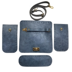 Deri Çanta Seti Kabartmalı MX-128