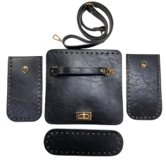 Deri Çanta Seti Kabartmalı MX-128