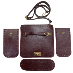 Deri Çanta Seti Kabartmalı MX-128