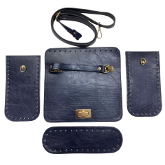 Deri Çanta Seti Kabartmalı MX-128