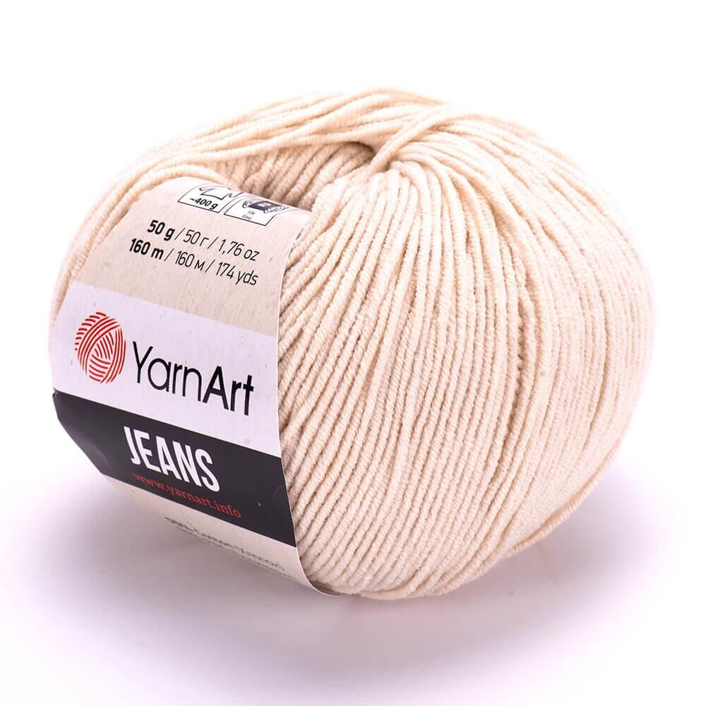YarnArt Jeans 50gr Pamuk Cotton Amigurumi El Örgü İpi İpliği Yünü 05 Açık Bej